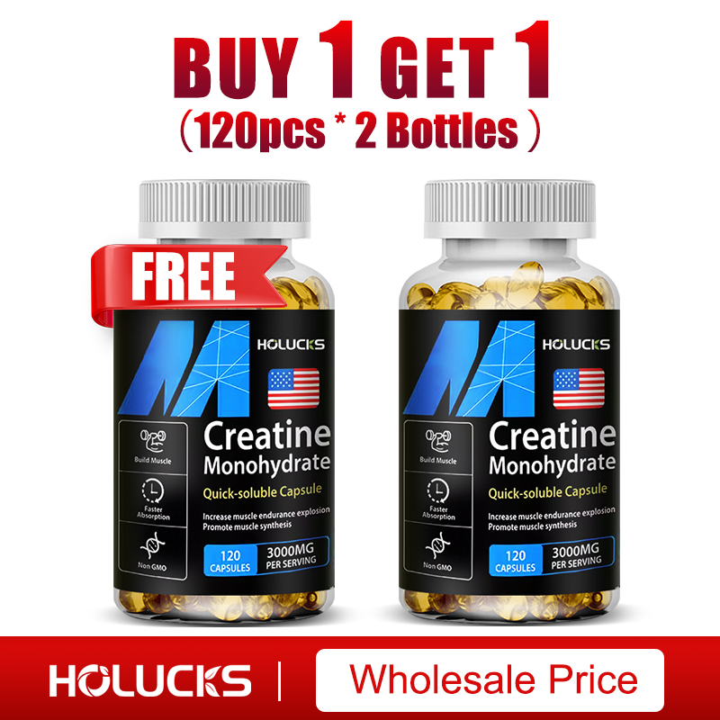 Creatine Monohydrate Powder - HOLUCKS Creatine Monohydrate Supplement, Boost Energy,