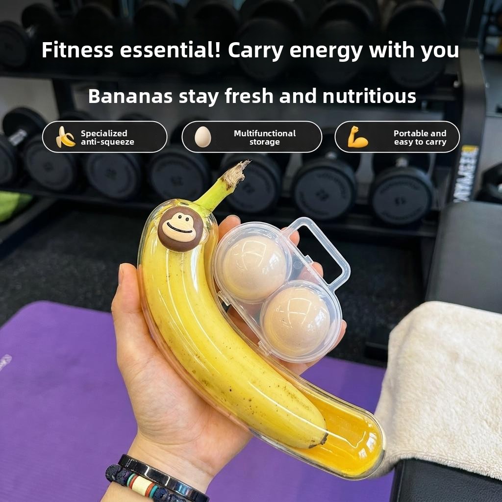 Fitness With Nutrition - Portable Fitness Banana Storage Box Oxidation