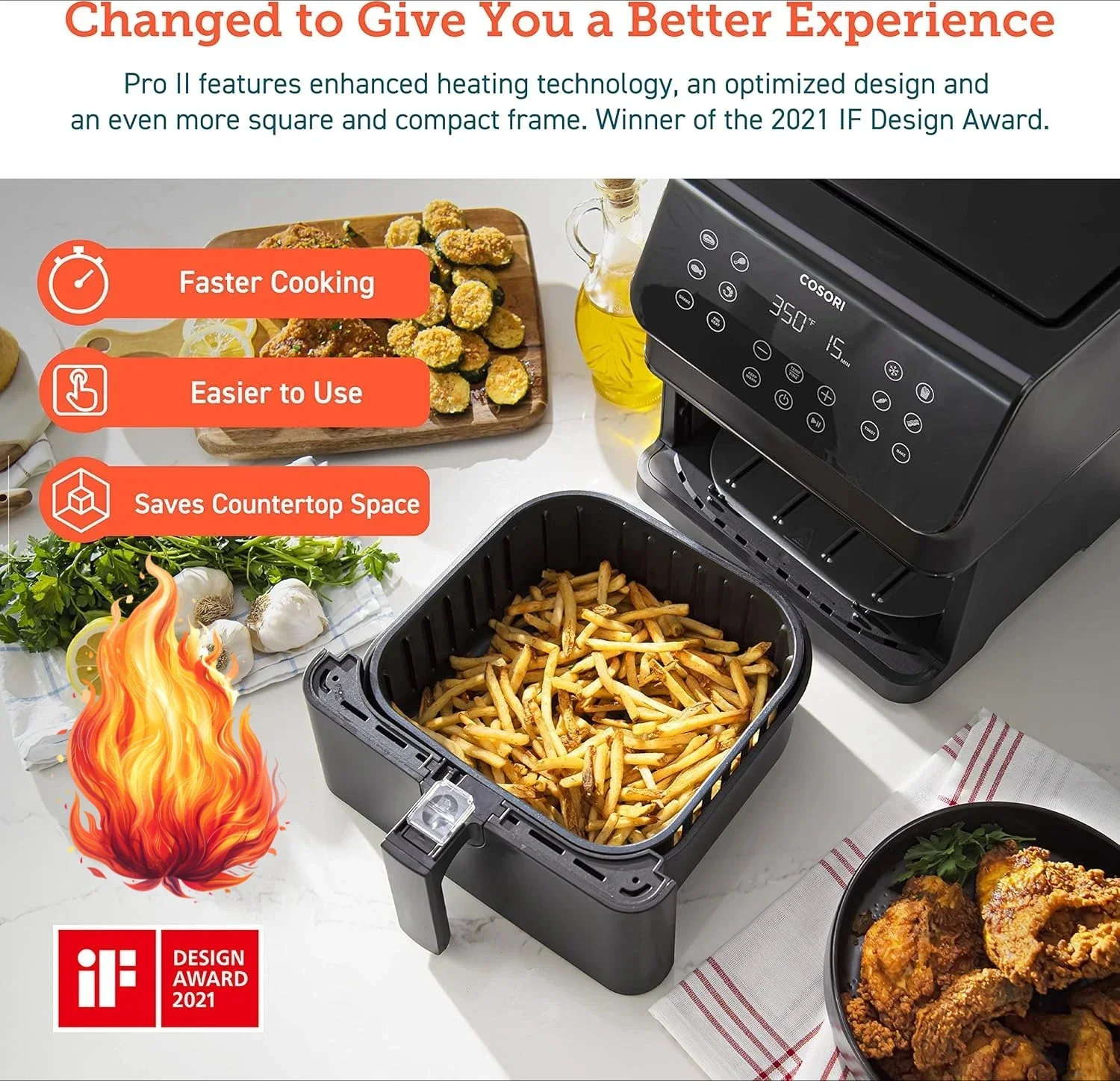 Nutrition & Fitness Hub - 12-in-1 Air Fryer 5.8QT, Toast, Bake,