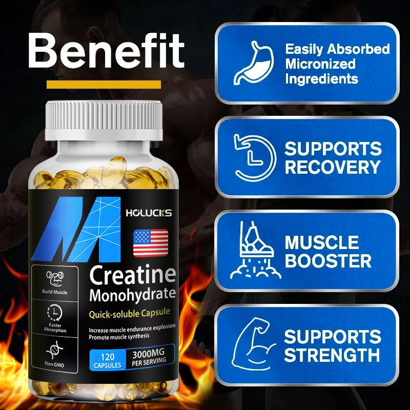 HOLUCKS Creatine Monohydrate S - Creatine Monohydrate Powder 评论和价格