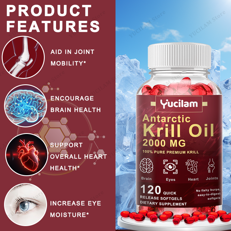 YUCILAM Antarctic Krill Oil 20 - Krill Oil Supplement 评论和价格