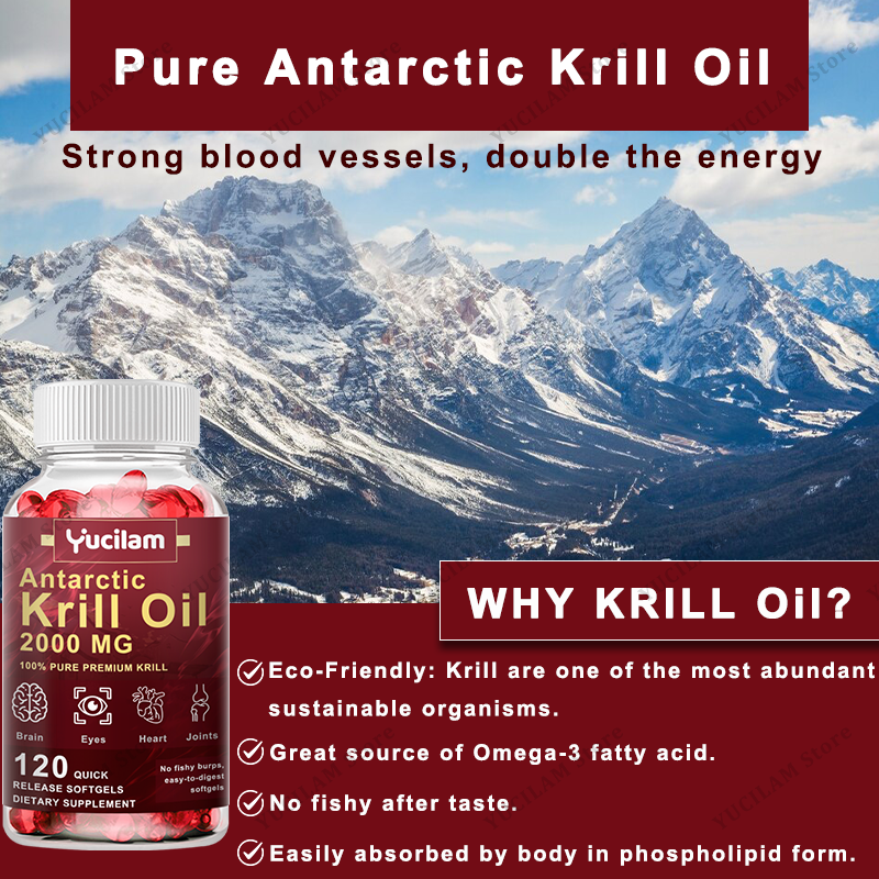 YUCILAM Antarctic Krill Oil 20 - Krill Oil Supplement 评论和价格