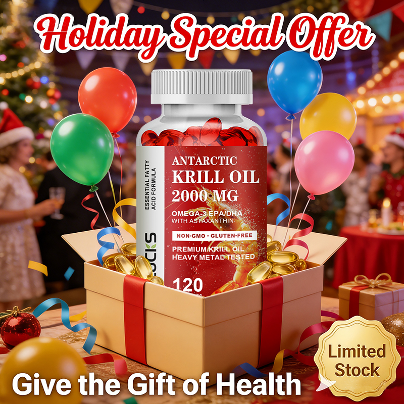 HOLUCKS Pure Krill Oil Supplem - Krill Oil Supplement 评论和价格
