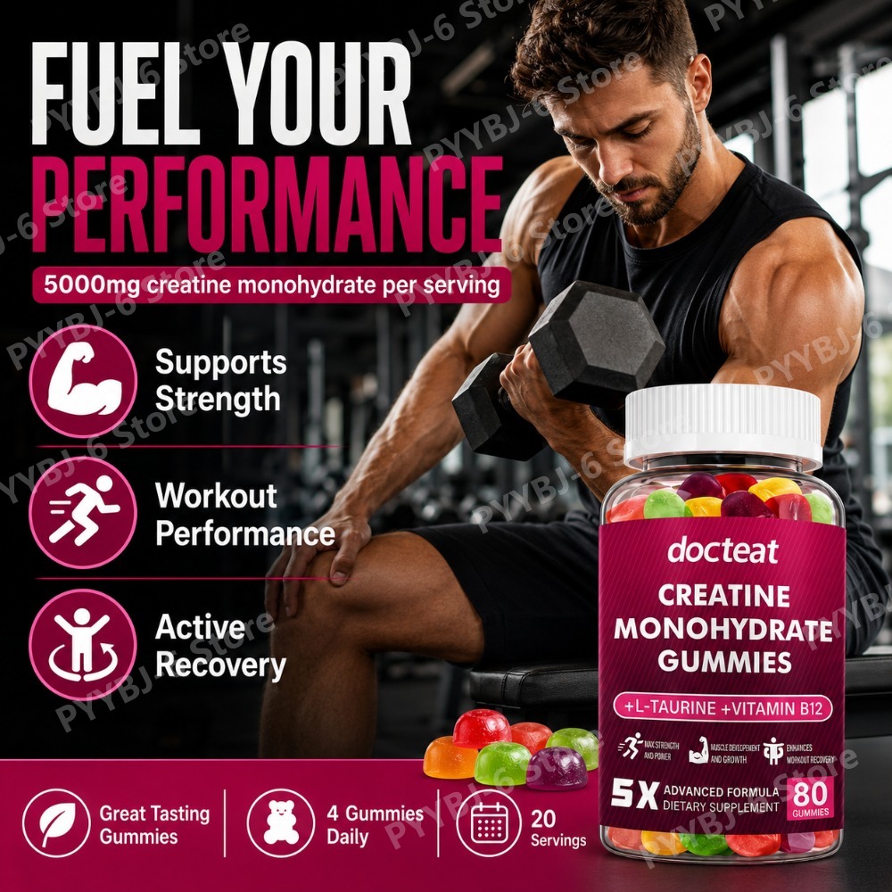Creatine Monohydrate Gummies 8 - Nutrition & Fitness Hub 评论和价格