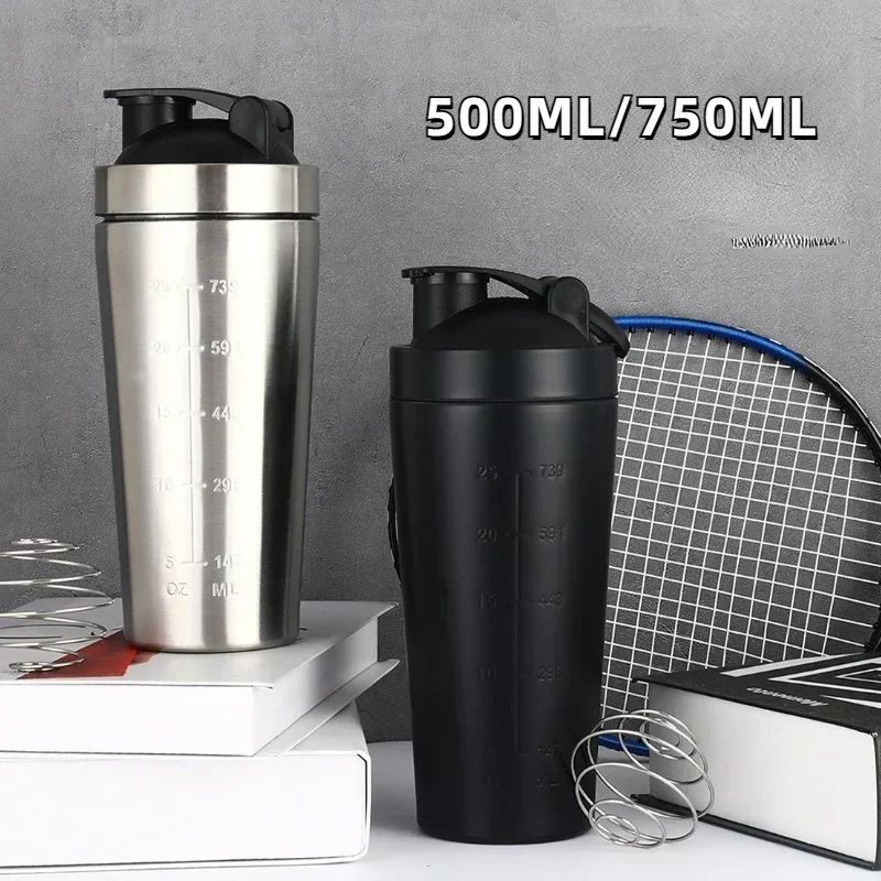 Stainless Steel Protein Shaker - Fitness With Nutrition 评论和价格