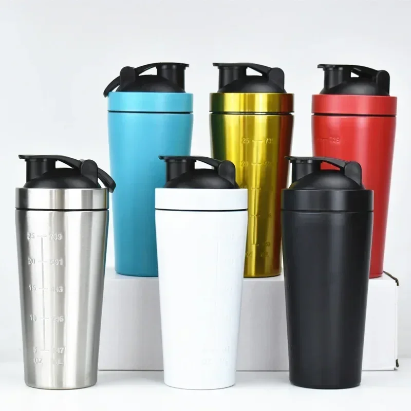 Stainless Steel Protein Shaker - Fitness With Nutrition 评论和价格