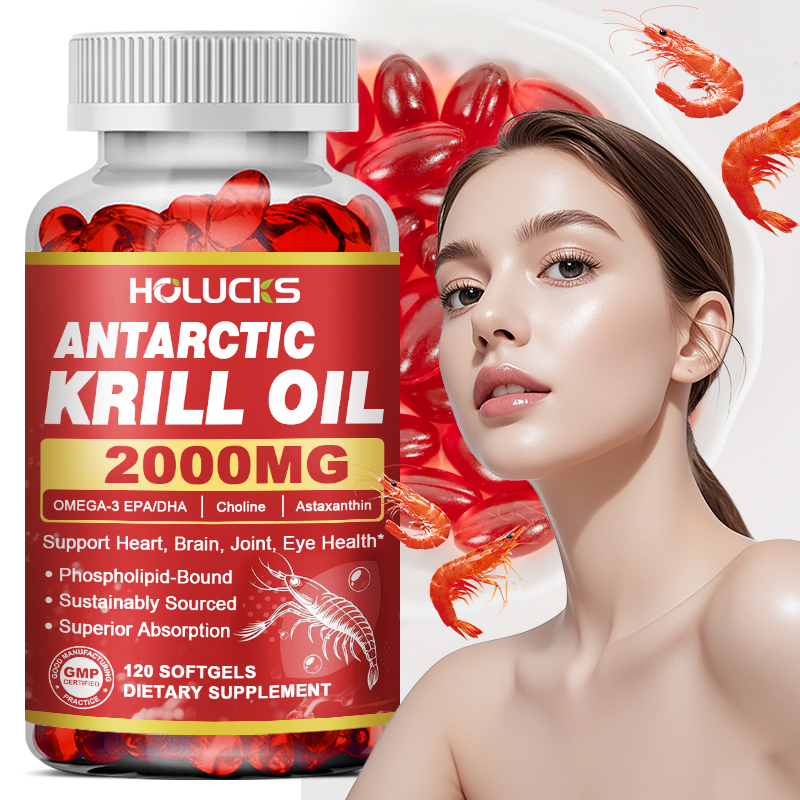 HOLUCKS Antarctic Krill Oil Su - Krill Oil Supplement 评论和价格