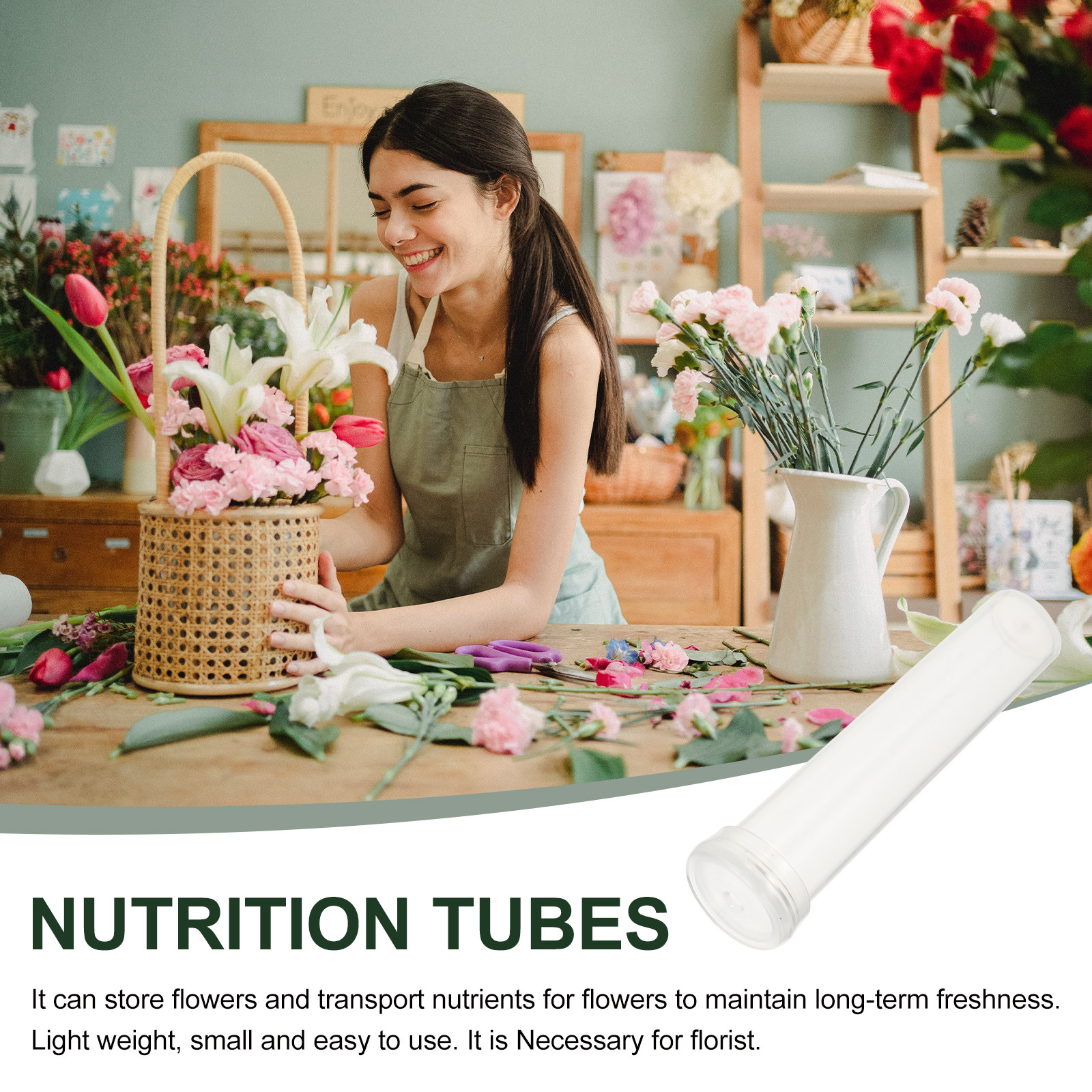 50Pcs Professional Flower Wate - Nutrition & Fitness Hub 评论和价格