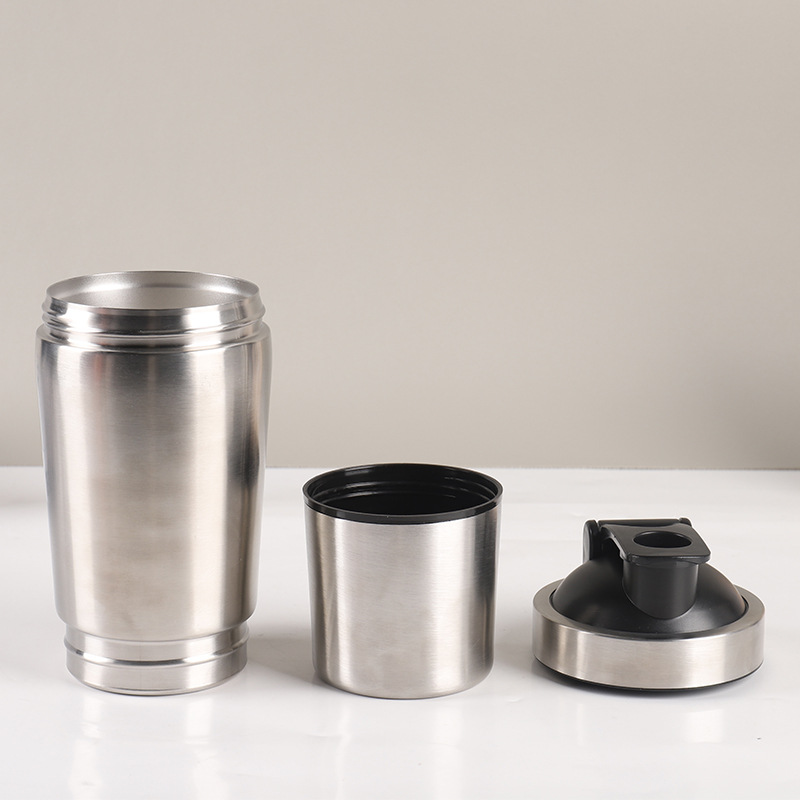 Stainless Steel Protein Shaker - Fitness With Nutrition 评论和价格