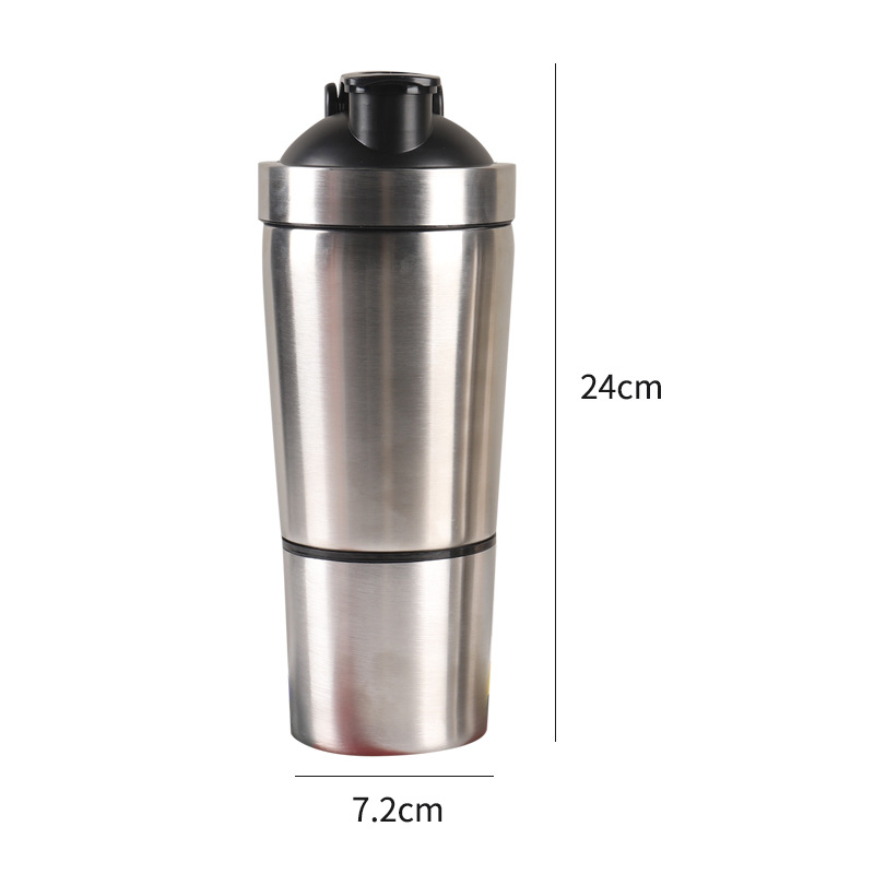 Stainless Steel Protein Shaker - Fitness With Nutrition 评论和价格