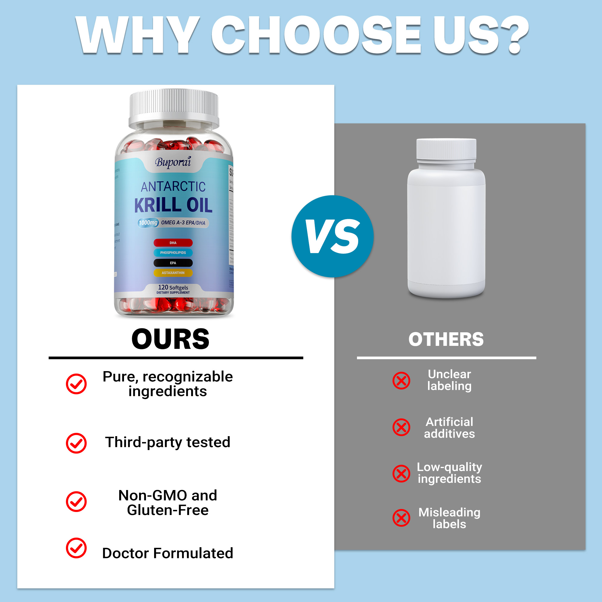 Antarctic Krill Oil Supplement - Krill Oil Supplement 评论和价格