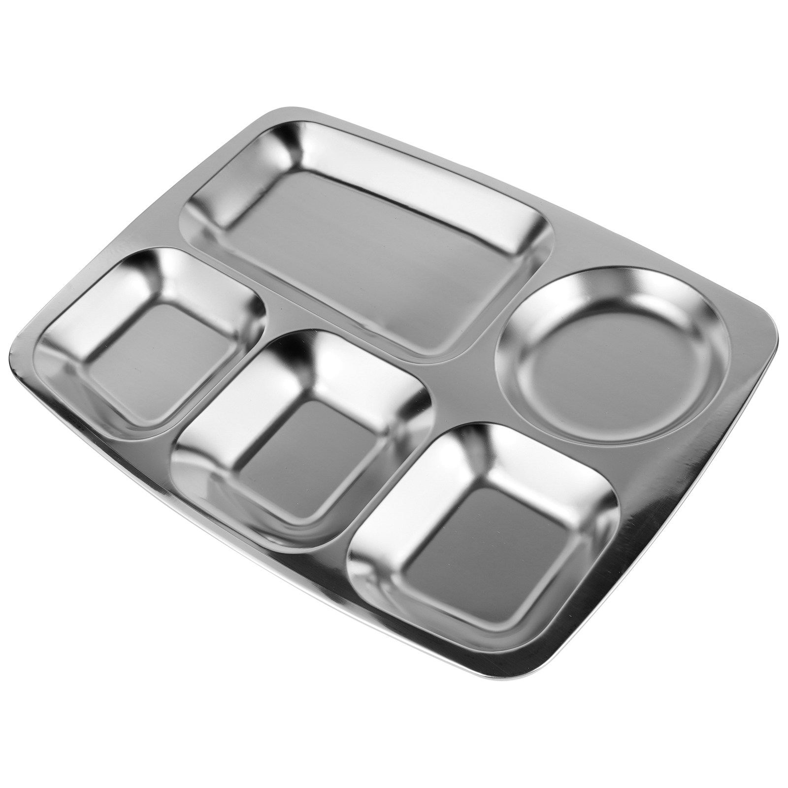 Stainless Steel Divided Food P - Nutrition & Fitness Hub 评论和价格
