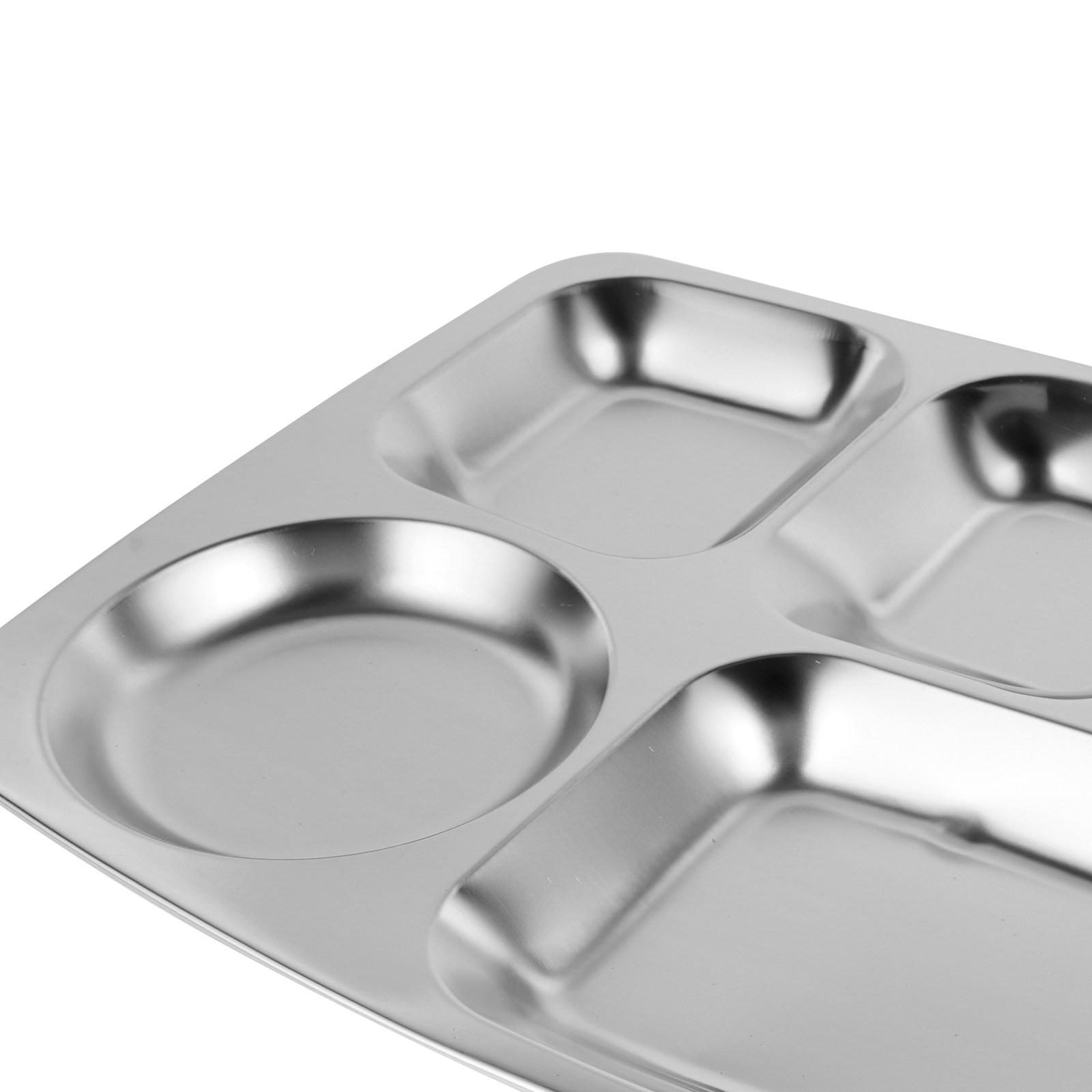 Stainless Steel Divided Food P - Nutrition & Fitness Hub 评论和价格