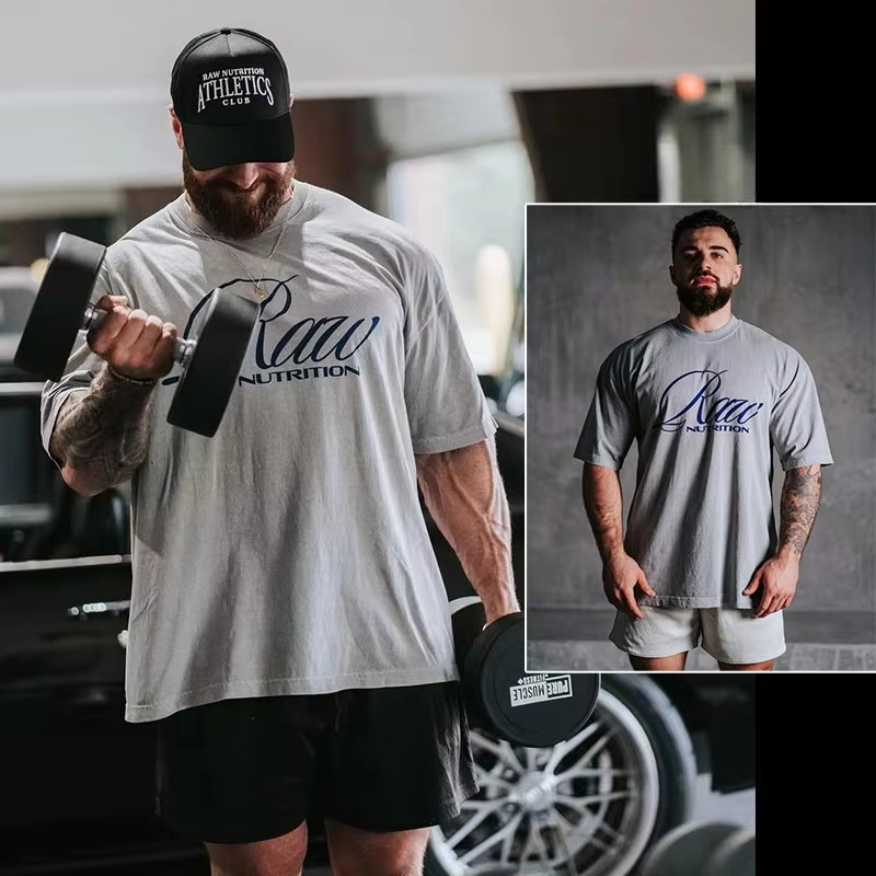 Men's Neutral Tone Gym T-Shirt - Fitness With Nutrition 评论和价格