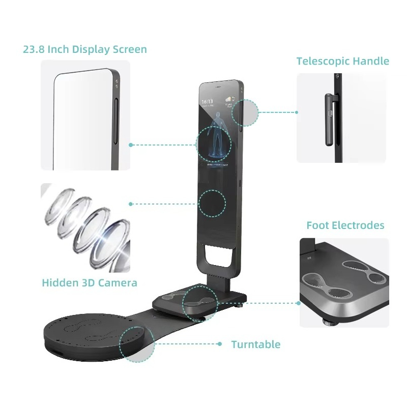 Smart Fitness Mirror Body Scan - Fitness With Nutrition 评论和价格
