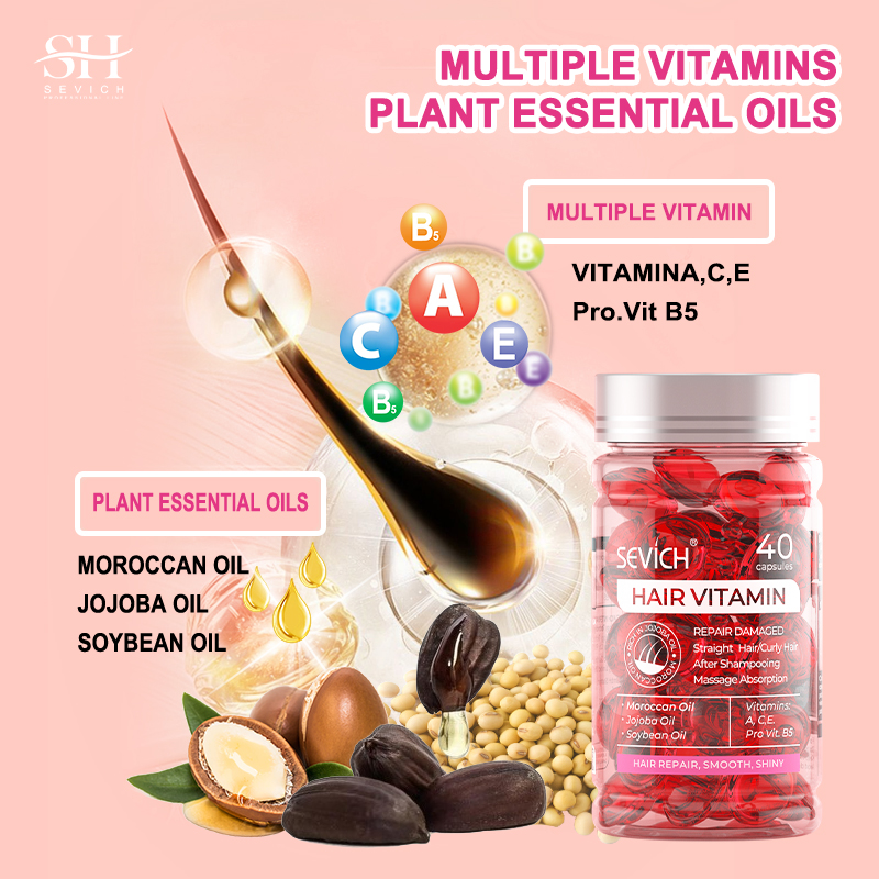 40PCS Hair Vitamin Capsule Ker - Krill Oil Supplement 评论和价格