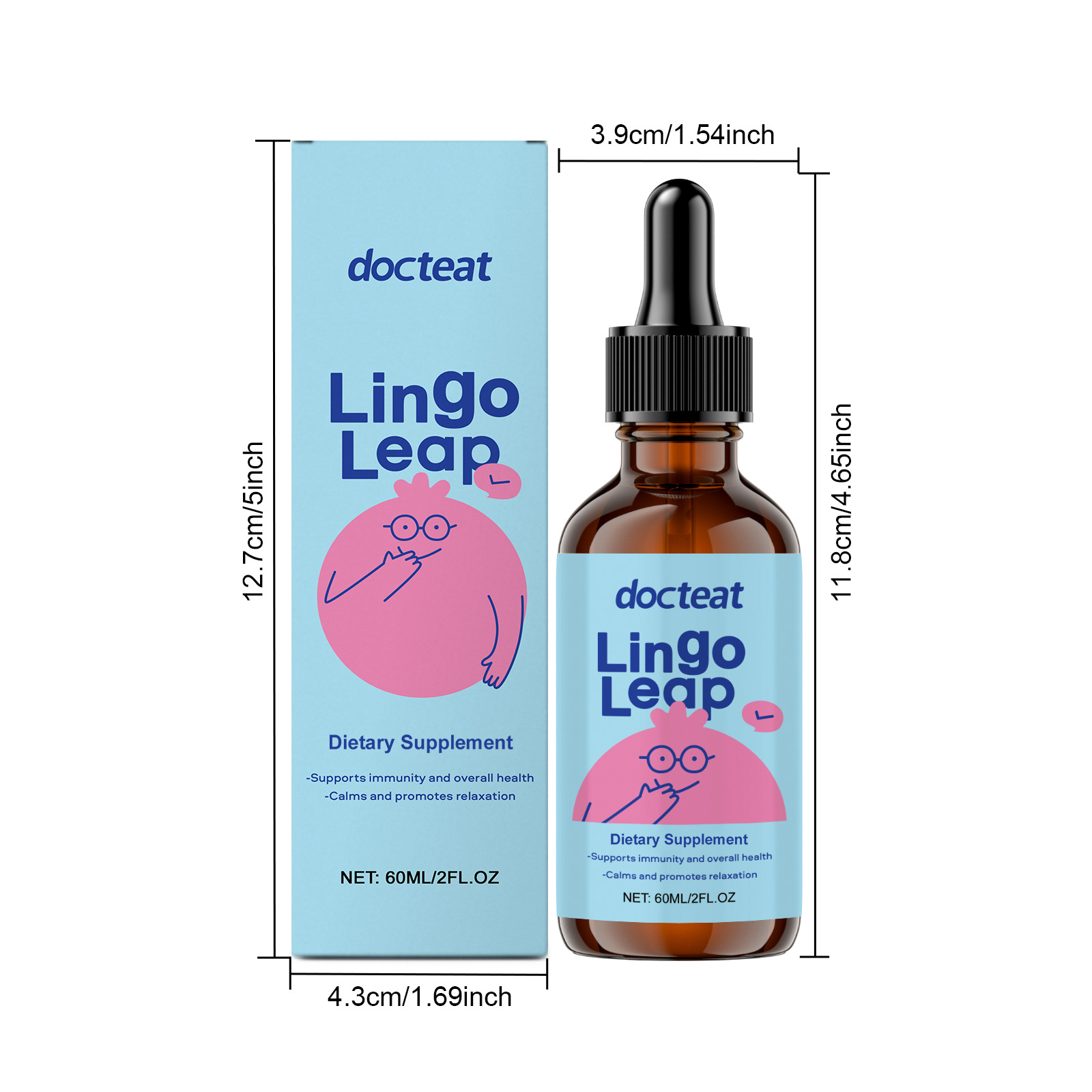 DOCTEAT Body Health Drops Impr - Fitness With Nutrition 评论和价格