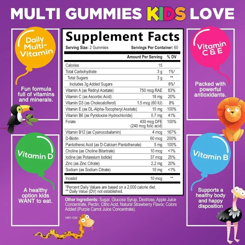 Yummy Immune Boost Gummies – S - Multivitamin Gummy Adult 评论和价格