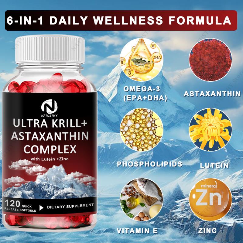 Ultra Krill Oil with Astaxanth - Krill Oil Supplement 评论和价格