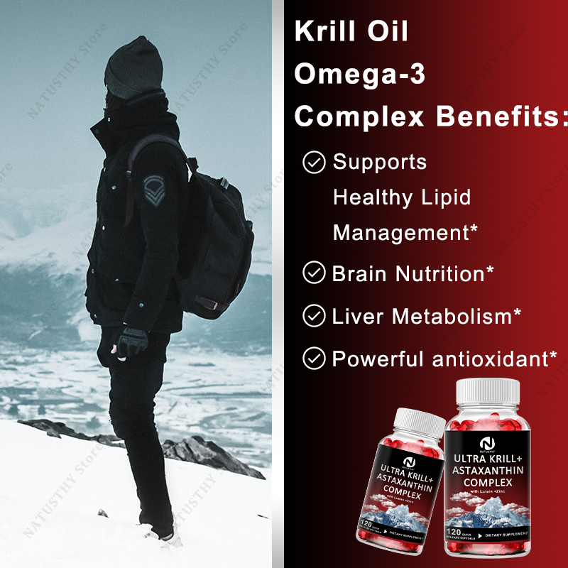 Ultra Krill Oil with Astaxanth - Krill Oil Supplement 评论和价格